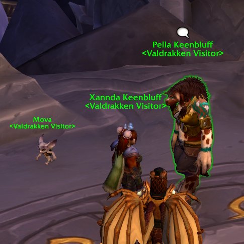 xTimeweaver's tweet image. I have seen NO ONE talking about the lovely Tauren and Panda that are married and adopted a baby vulpera together. 😭