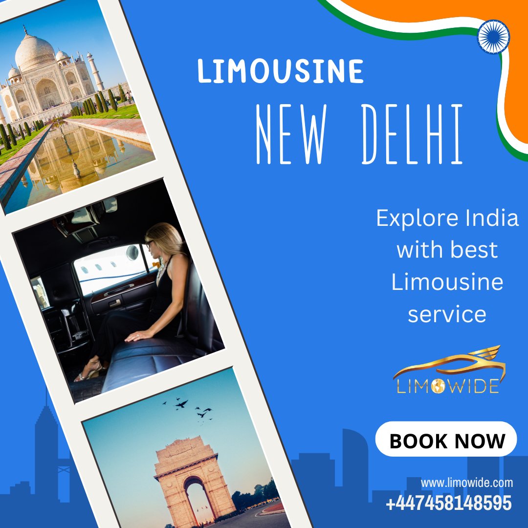 Explore  Delhi with Limowide and allow us to transport you to your destination in comfort and elegance. #NewDelhiTransport #VIPTravelNewDelhi #NewDelhiVacation #LuxuryTransportNewDelhi #PersonalizedService #NewDelhiTrip #Limo #Airporttransfer #Privatetaxi #TaxiÅlesund #Limousine