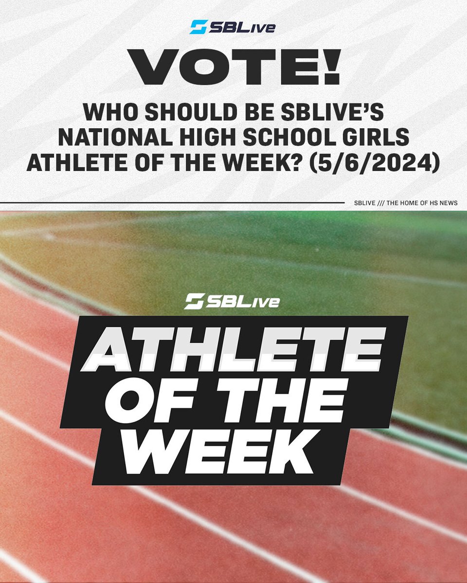 It's that time again! Vote and let us know who you picked as the national high school girls athlete of the week 🗳️🌟 highschool.athlonsports.com/national/2024/…