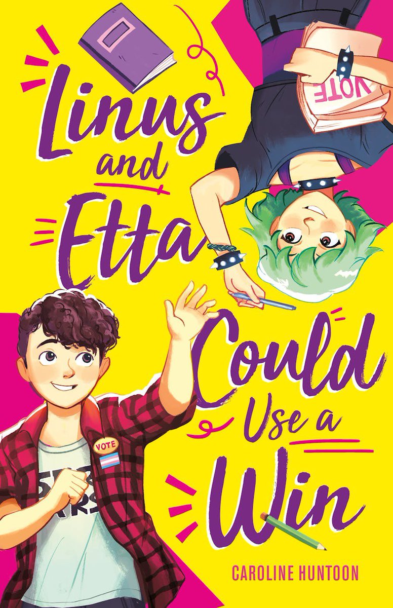 @withlovecleo LINUS AND ETTA COULD USE A WIN by @CarolineHuntoon (Middle Grade) 🏫Linus is the new boy at school 🏫Etta is still reeling from a painful friendship breakup 🏫Can their budding friendship stand the betrayal of a bet she makes? Learn more: us.macmillan.com/books/97812508…