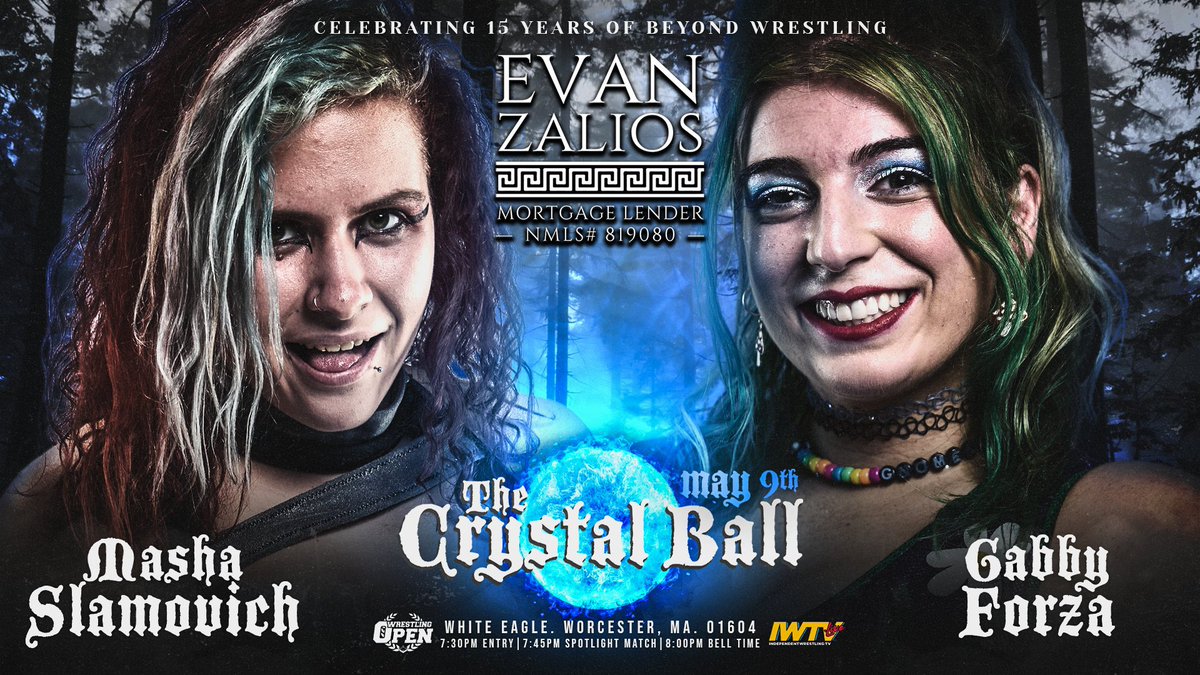 I was there for the first matchup. I’m beyond (get it) excited to be able to sponsor the rematch. @mashaslamovich @the_gnomie @beyondwrestling