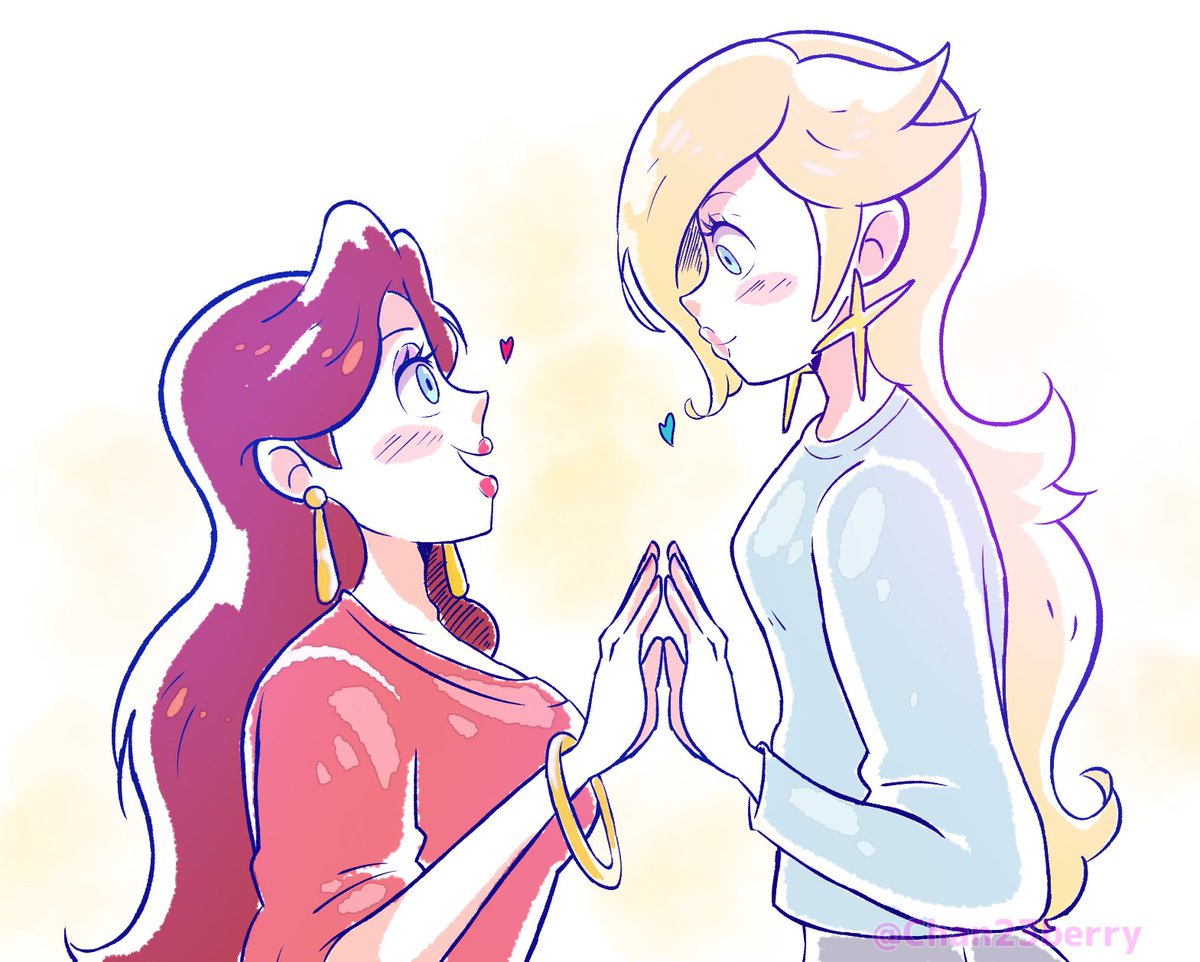 ❤️Pauline and Rosalina 🩵 I want to give credit to the creator @4BrandonJS4 of this ship The dynamics and how good they look together made me like the two became one of my favorite ship in fandom I love them a lot became a fan both transmit me seretonina #Pauline #Rosalina