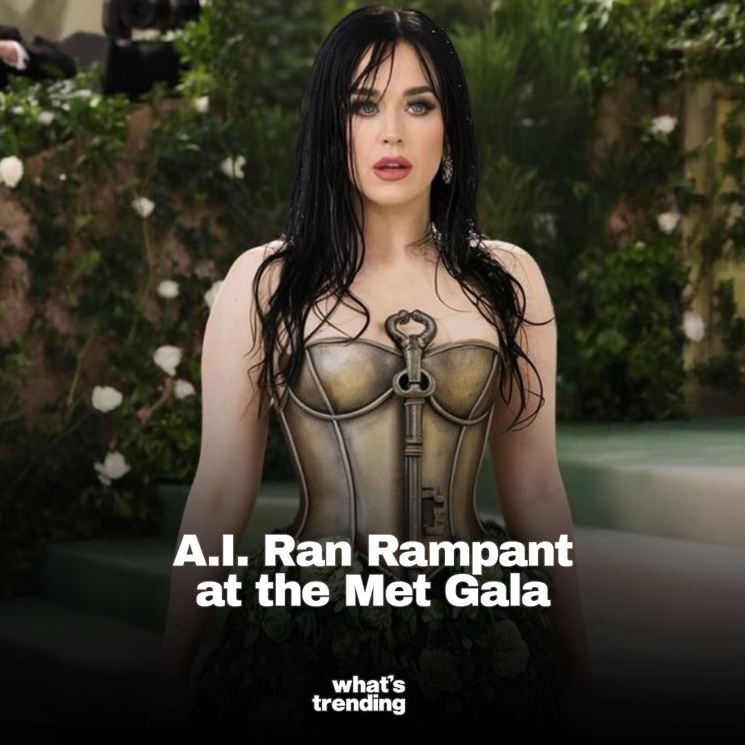 While Met Gala stunners Katy Perry and Rihanna didn't attend, that didn’t stop enterprising fans from using A.I. to generate possible looks.

🔗 whatstrending.com/ai-rampant-on-…