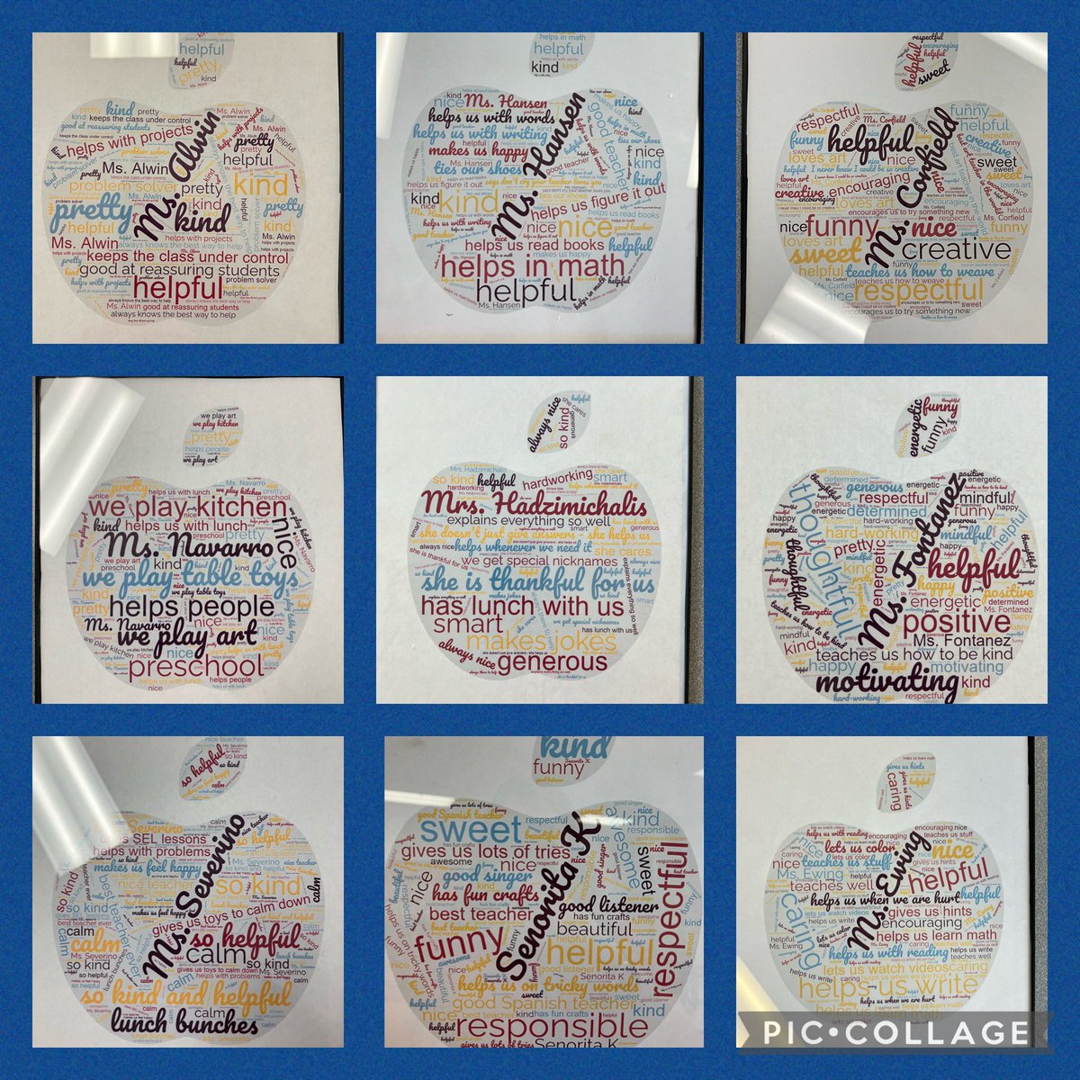 Happy Teacher Appreciation week to all of the <a href="/RobertHunterES/">Robert Hunter</a> staff! Your hard work and dedication to your students is unmatched. These are just some of the personalized word clouds filled with the sentiments of students who are so grateful for all you do! <a href="/FlemRarSchools/">FlemRarSchools</a>
