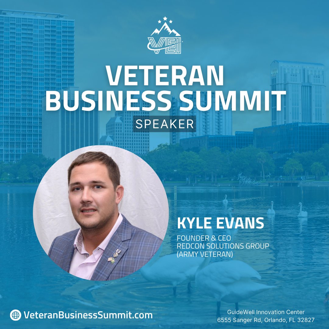 🌟 Meet Kyle, a seasoned business leader and retired US Army SSG. Join us at the Veteran Business Summit on May 9th to hear Kyle's inspiring story of resilience and success! Register now at hubs.ly/Q02wr3M00. #VeteranBusinessSummit #PurpleHeartRecipient #BronzeStarRecipient