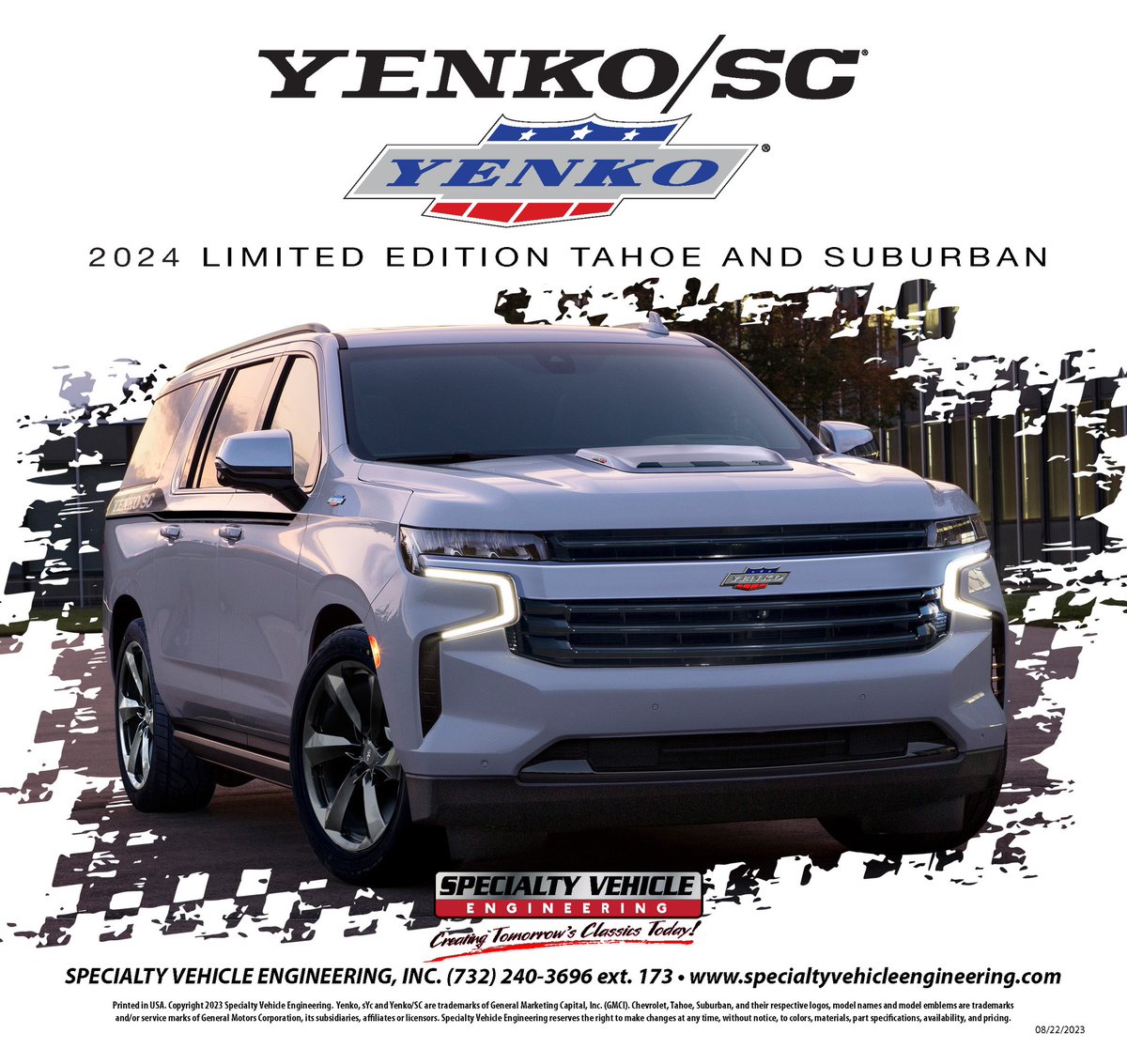 Our 2024 lineup of 700HP & 800HP supercharged Yenko/Sc® #Tahoe & #Suburban - the fastest 2024 Ltd production full-size SUVs in the world.
YENKO® badged Brembo
-Nitto front and rear performance tires
#specialtyvehicleengineering #sportssuv #hamburgersuperchargers #collectible #gm