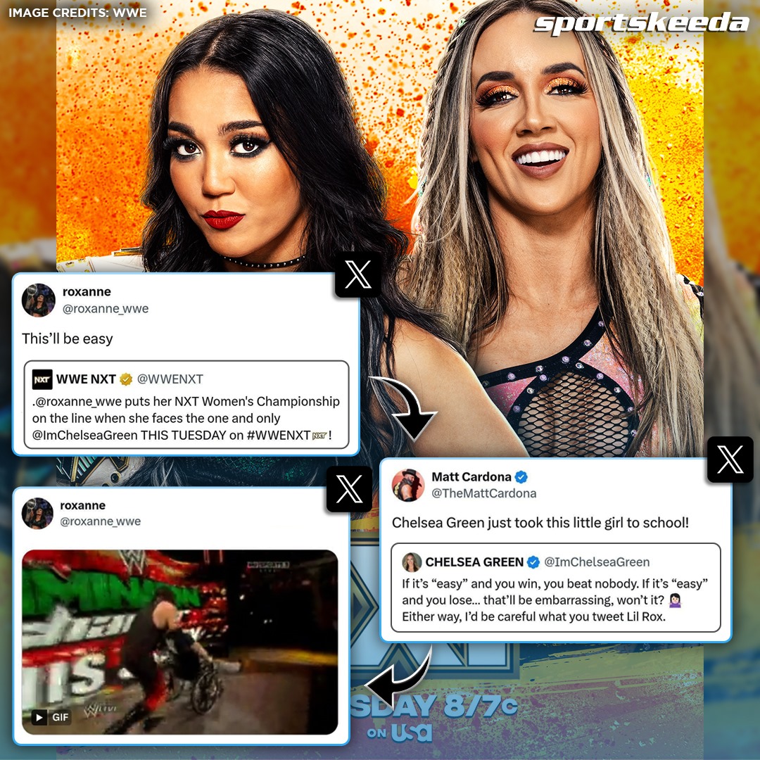 Elite level bantering between #RoxannePerez, #ChelseaGreen and #MattCardona 💀

#WWE #WWENXT