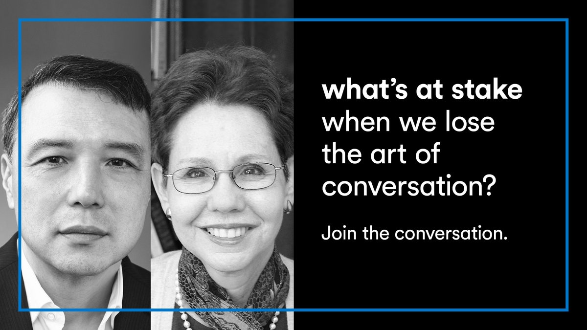 What's at stake when we lose the art of conversation? What magic can be found in speaking with a stranger? Dr. Peter Kim & Dr. Paula Marantz Cohen discuss their new books and the power of dialogue with host Randy Boyagoda. May 8 at 7 pm | Online Register: ow.ly/9jhb50RwgmT