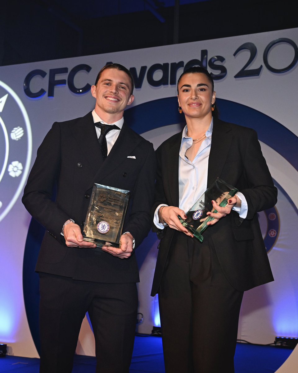 Congratulations to this year’s PFA Community Champions - Conor Gallagher & Zecira Musovic! 🙌