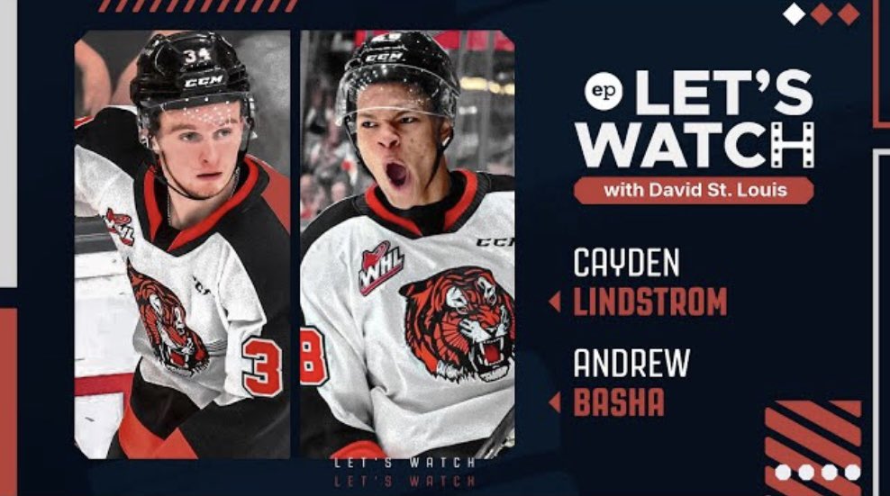 With the #NHLDraft lottery in the books, how about a little video on two of the top prospects and @tigershockey teammates available this June? @DavidSt_Louis takes a look at Cayden Lindstrom and Andrew Basha in this edition of Let’s Watch! 📺: youtu.be/Nc5hOJYO9BQ?si…