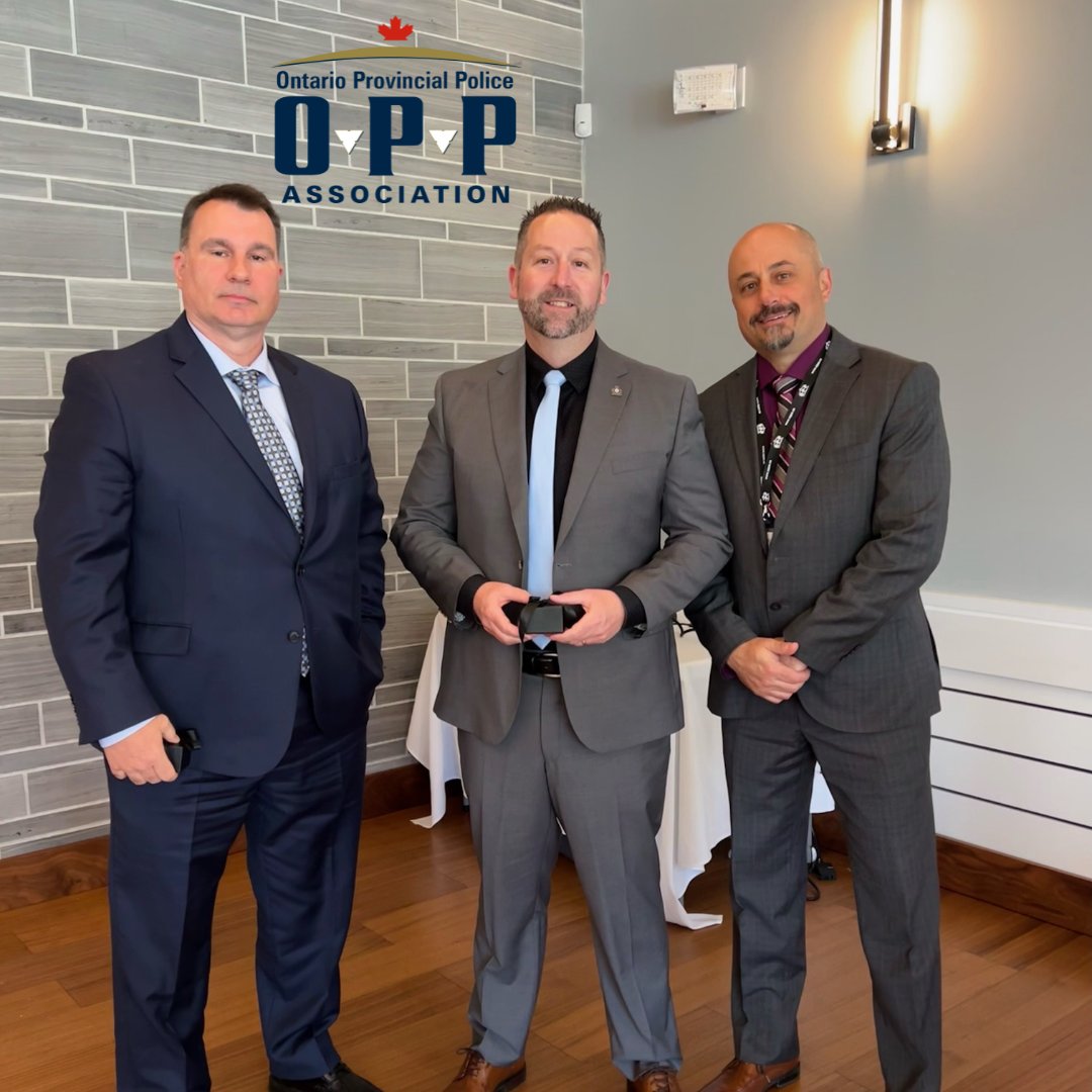 Congratulations to Darren Barbas (OPPA 4 Branch President) & Kirk Provincial (OPPA 15 Branch President) on achieving Five Year Service Pins for their Branch President roles. OPPA President John Cerasuolo presented the Pins today at the Spring Executive Meeting in Aurora.