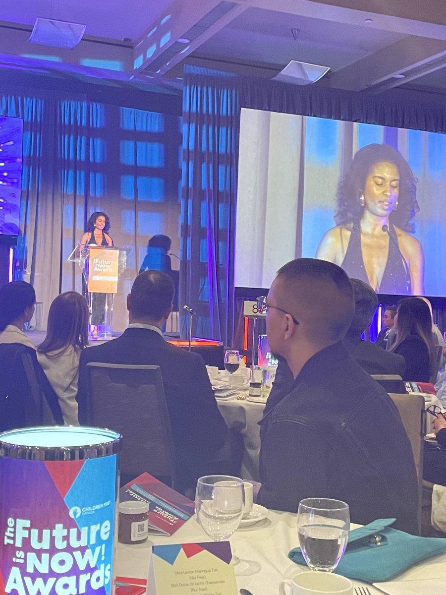 “We dream our way into each others destinies” Hannah Flores The Future Is Now Awards ⁦@children1stca⁩