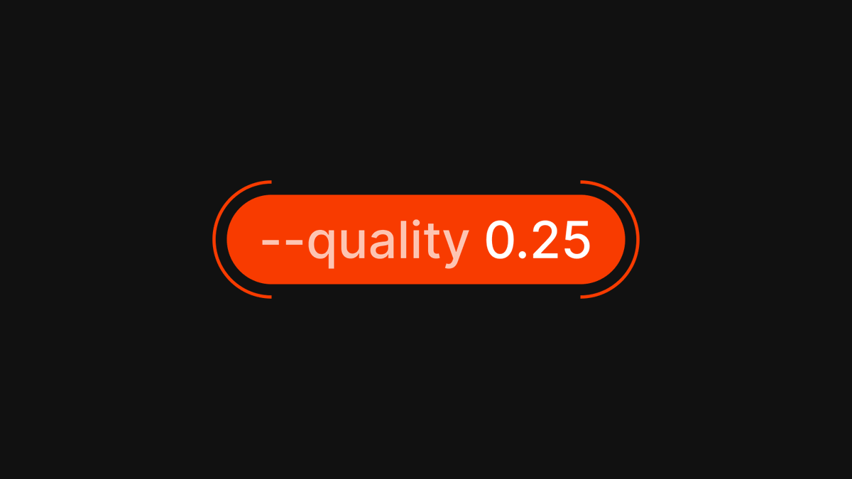 Exploring new Midjourney Styles isn't cheap. Fast hours can run out quickly. I have a quick solution for this: Add this to the end of your prompt. --quality 0.25 This way, you can spend 1/4 less fast hours. If you like a style, you can run it again in normal quality.