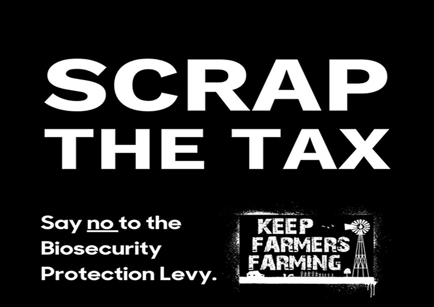 Australian farmers already contribute millions to biosecurity through existing levies & on-farm management. But this is not recognised. Say No to the Biosecurity Levy! Share the message to senators #Scrapthetax #keepfarmersfarming #Biosecurity
