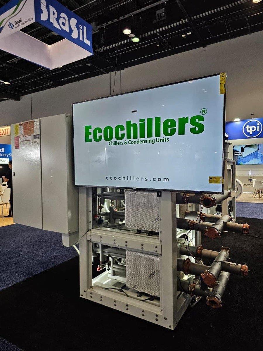 Ecochillers - Chillers & condensing units at NPE2024 on I-Drive Orlando in Orlando,FL #OrlandoFlorida #OrlandoFL #CentralFlorida #IDriveOrlando #CityofOrlando #Florida #NPE2024 #Expo #Event #Convention #Ecochiller #Ecochillers #Condensingunit #America #usa