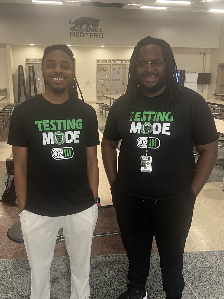 We've turned on SC Ready 'Testing Mode!' Our staff were in 'uni-tee' today at #KMMPM. Shoutout to @DrBennettR2 & our amazing testing team. Your hard work, planning & preparation ensure our students have the best opportunity to show what they've learned. Together, we got this!
