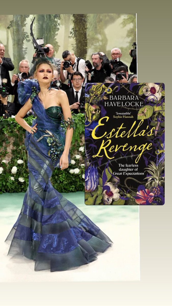 I couldn’t resist doing my take on the Met Gala #LooksToBooks 🧵
First up Zendaya and #EstellasRevenge @BCopperthwait @HeraBooks