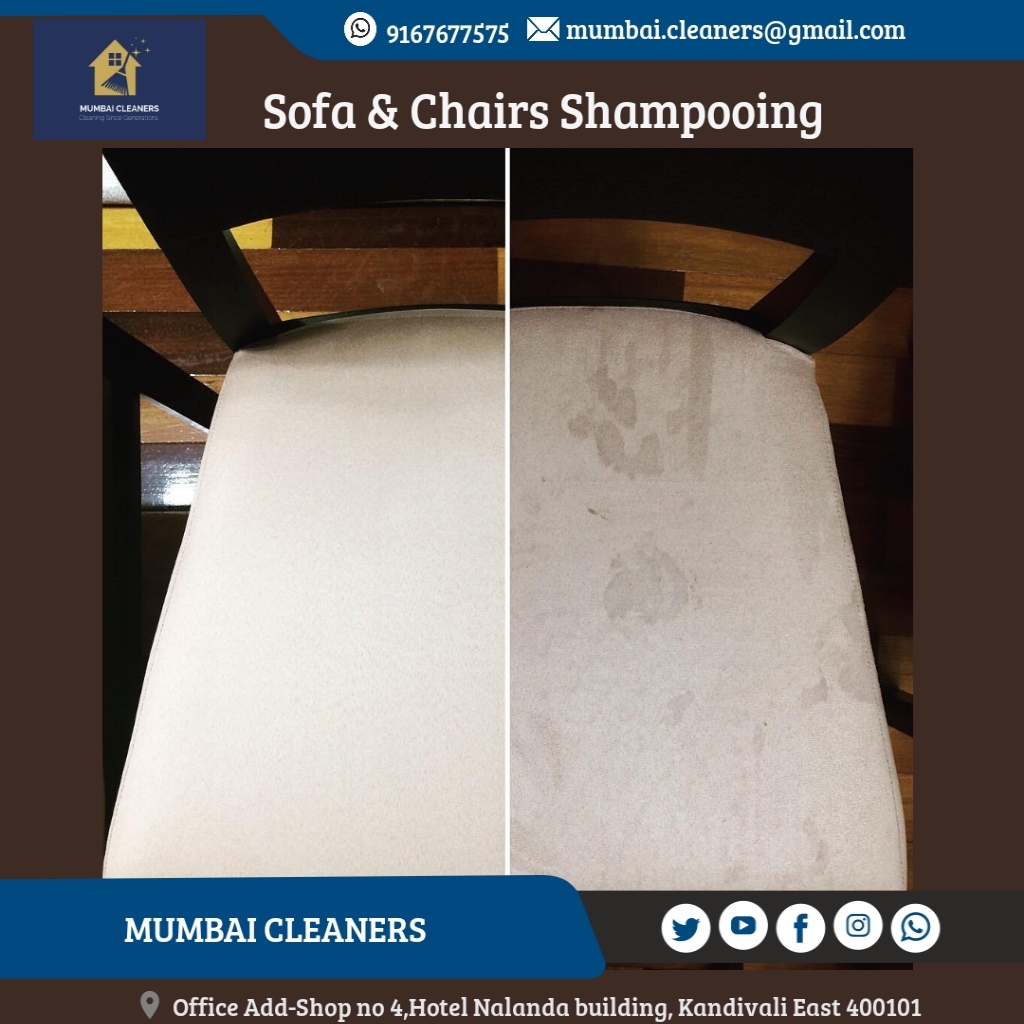 📞 Call:916-767-7575 | Expert Sofa & Chairs Cleaning Services - MUMBAI CLEANERS

#MumbaiCleaners #DeepCleaning #HomeCleaning #OfficeCleaning #ProfessionalCleaning #MumbaiServices #CleanSpaces #HealthyLiving #ExpertCleaners #EnvironmentallyFriendly #SparklingSurfaces