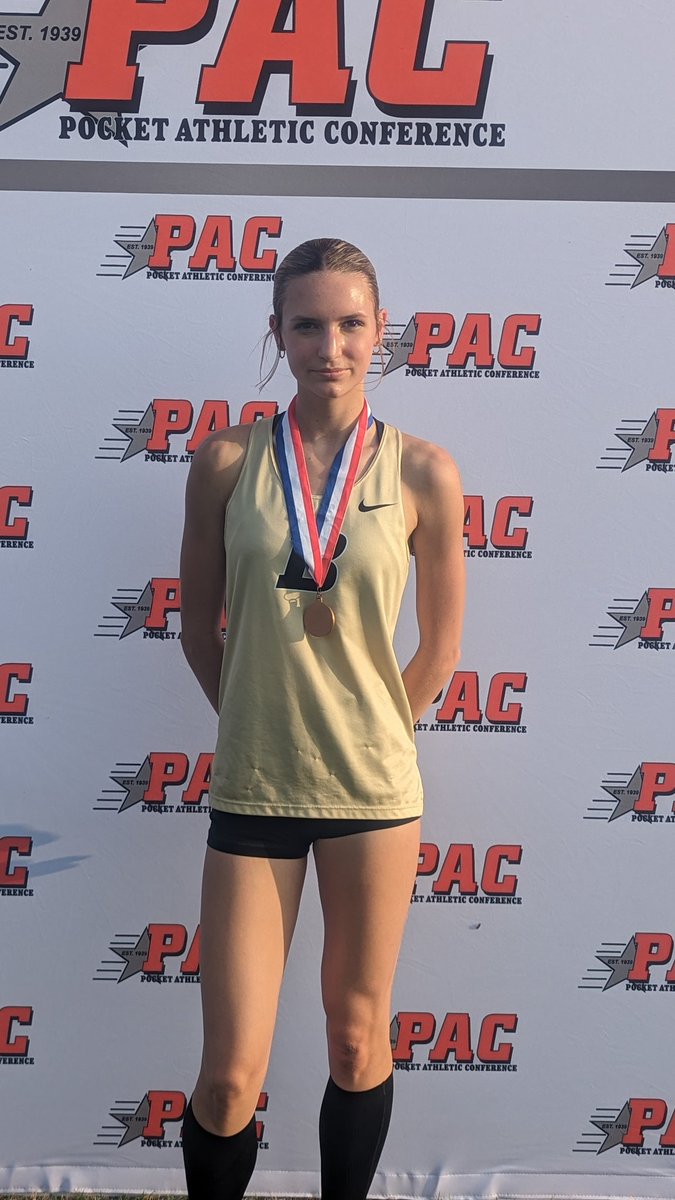Your 100H PAC conference champ freshman Whitney Shoup!! Way to go kiddo! PR. 15.82!