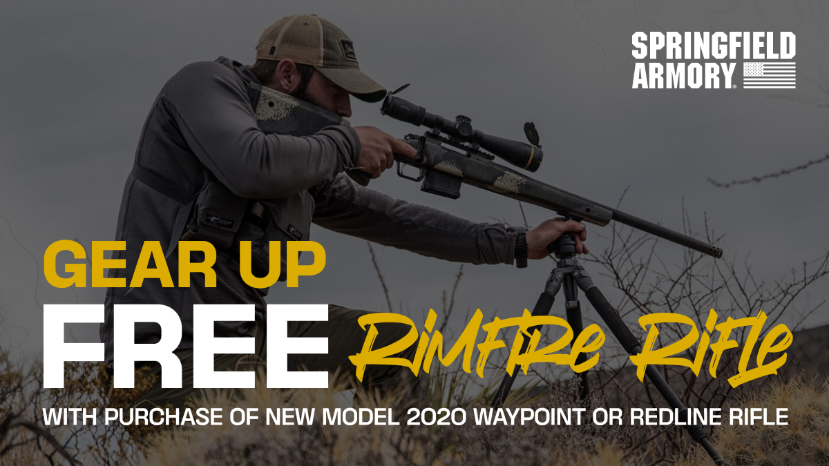 🎉🔫 Exciting Offer Alert! 🔫🎉

Purchase any new Model 2020 Waypoint or Redline rifle from @Springfield_Inc and get a FREE Model 2020 Rimfire Black Target Rifle (BART92022B)! Yes, it's yours absolutely FREE! 😍🔥

shopbfam.com/product-tag/sp…

#SpringfieldArmory #Model2020 #Waypoint