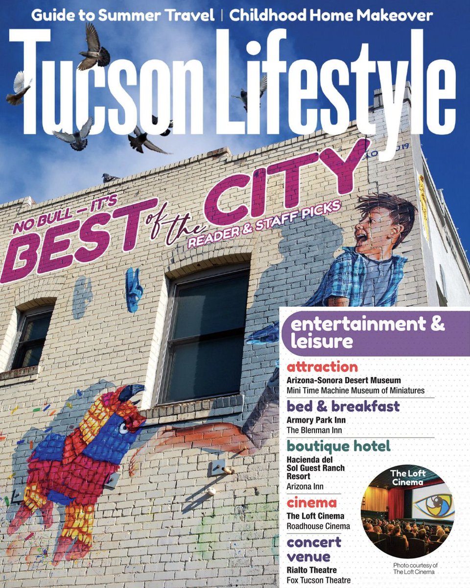 Thanks to the readers of @tucsonlife for choosing The Loft Cinema as the Best of the City!