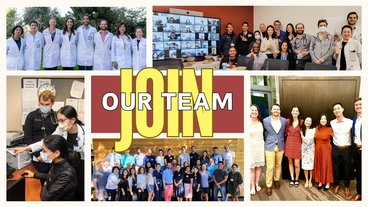 🎉🎉#HIRINGNOW🌟🌟

The Division of Hospital Medicine is starting a new section - the Sequoia section (#hospitalist run off-site ward in #RedwoodCity).

This is an exciting time to join our team! <a href="/Neera_Ahuja/">Neera Ahuja</a> <a href="/StanfordDeptMed/">Stanford Department of Medicine</a>

Apply here ➤
med.stanford.edu/hospitalmedici…