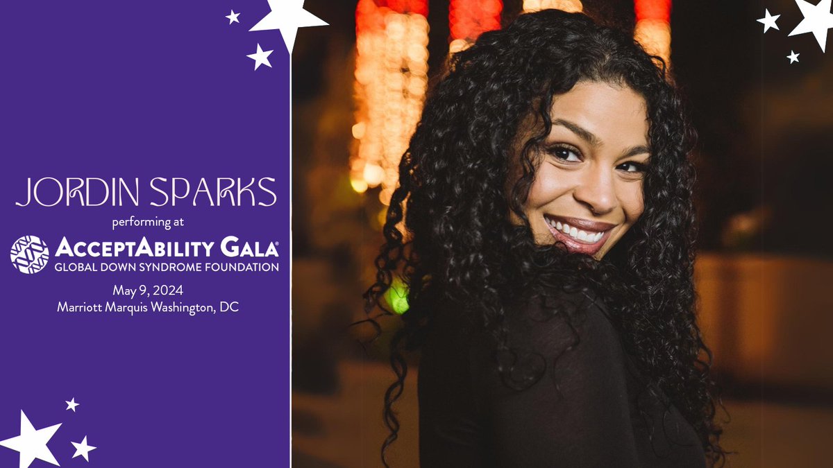 Join us Thursday, May 9 at GLOBAL’s #AcceptAbility Gala for a live performance from 2x Grammy nominated, multi-platinum singer/songwriter and actress @jordinsparks! All proceeds support life-changing #Downsyndrome research and medical care. globaldownsyndrome.org/acceptability-…