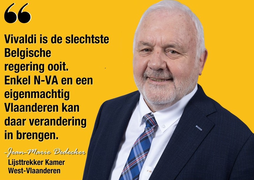 Vivaldi is de slechtste Belgische regering ooit. Enkel N-VA en een eigenmachtig Vlaanderen kan daar verandering in brengen.