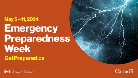 During an emergency, you may be advised to stay indoors for 1-2 weeks. Prepare ahead of time with sufficient food, water, and supplies with a Household Emergency Kit that will be easily accessible. For more info on Household Emergency Kits, visit getprepared.gc.ca