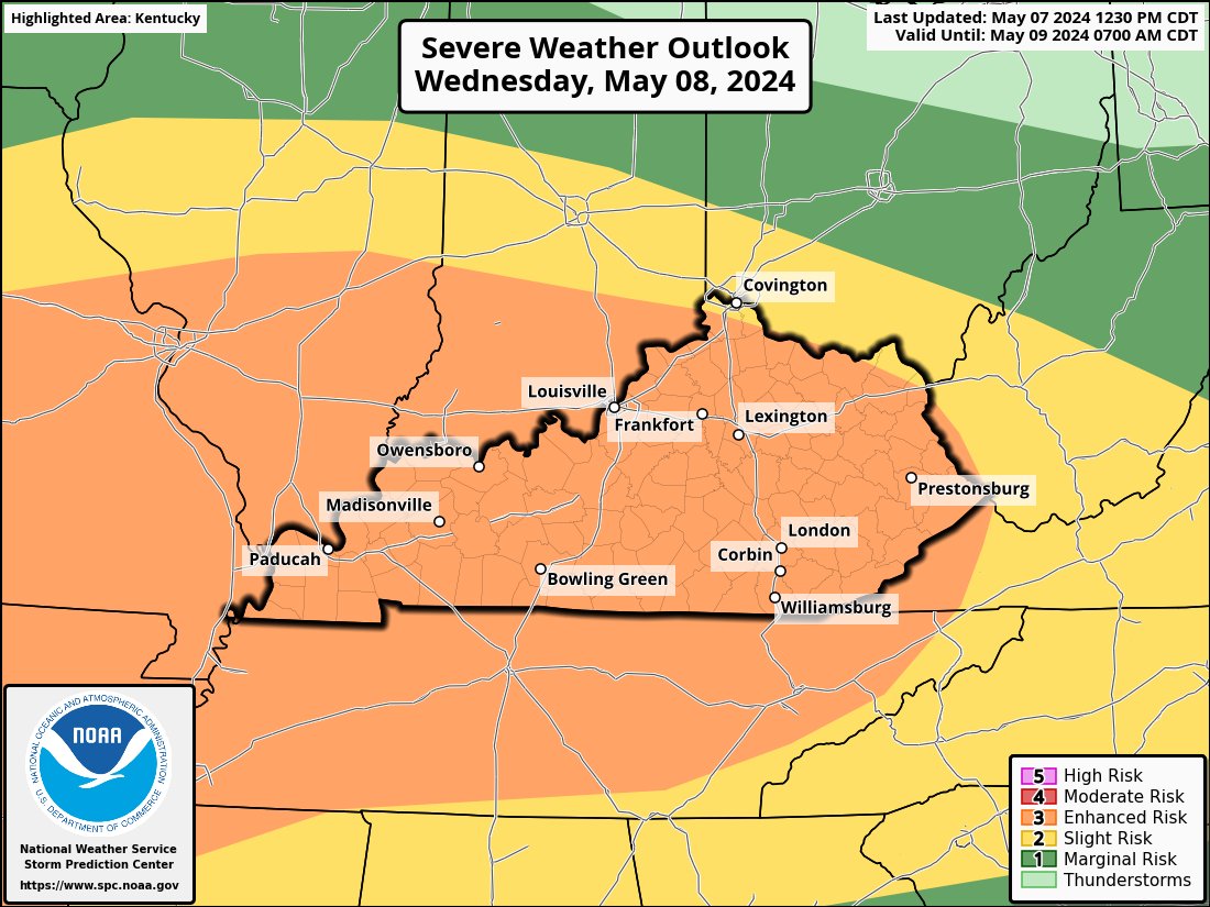 More severe weather on the table for KY over the next 36 hours. Are you prepared? Do you have multiple ways to receive warning? Consider downloading the UK Ag Weather Center's new app, 'Weather Alert'! Ad-free! #kywx More info on the app/download: conta.cc/4aaUphe