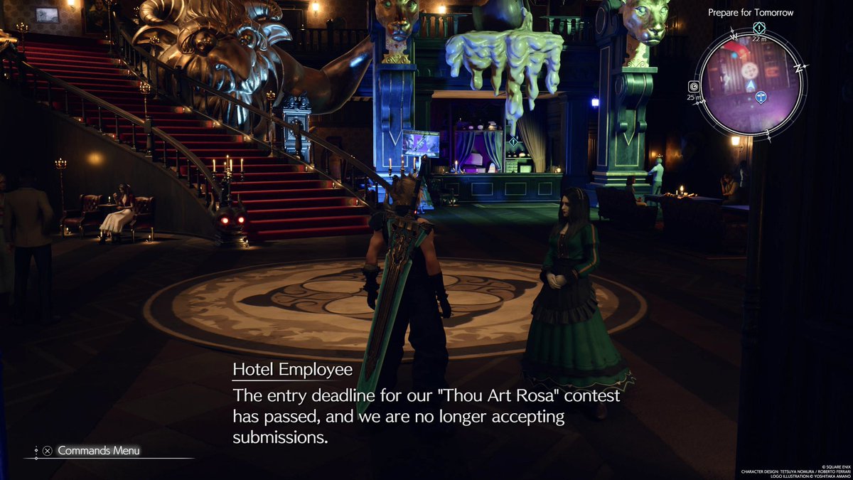 @Cobaltia You’re absolutely right. 

There’s even ambient dialogue, as you’re walking into the hotel lobby, that tells you the contest’s name.