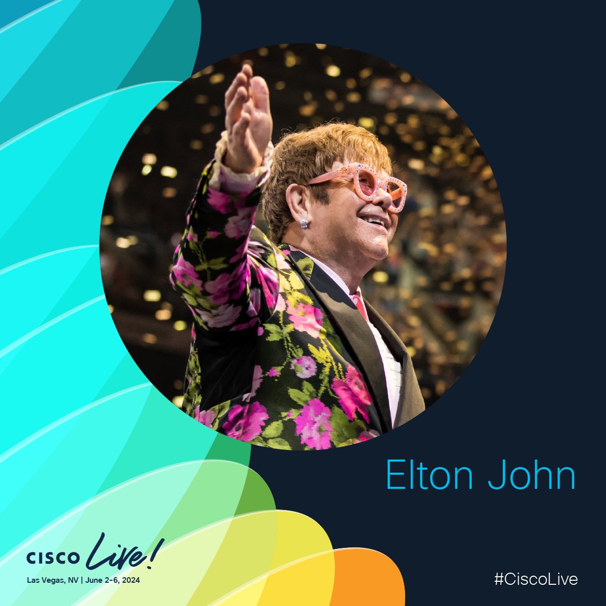 tschweiz's tweet image. 🥳 Participate in a night to remember with EGOT winner and Grammy-winning legend, Elton John at the #CiscoLive Celebration. 🎉🎶  Join in all of the Cisco Live fun June 2 – 6 in Las Vegas.  cs.co/CL2024