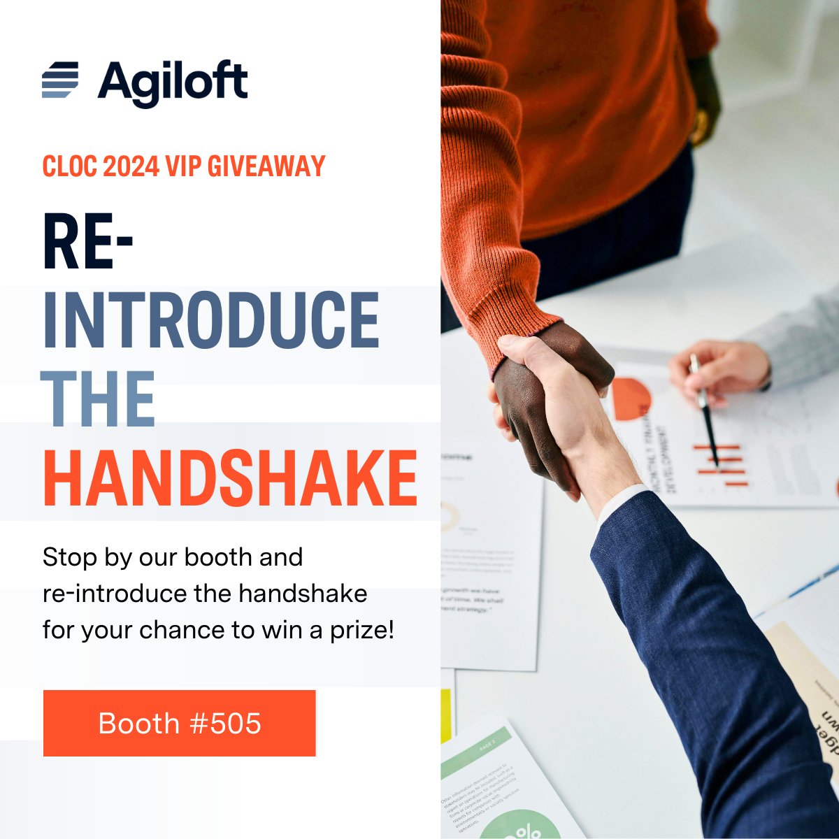 🚨 VIP CLOC Giveaway Alert! 🚨 If you're in Vegas at #CGI24, this is for you! Drop by our booth (#505) and re-introduce the handshake with us for a chance to win a prize! #CLOC #CGI24 #CLOC2024 #ReintroducingTheHandshake