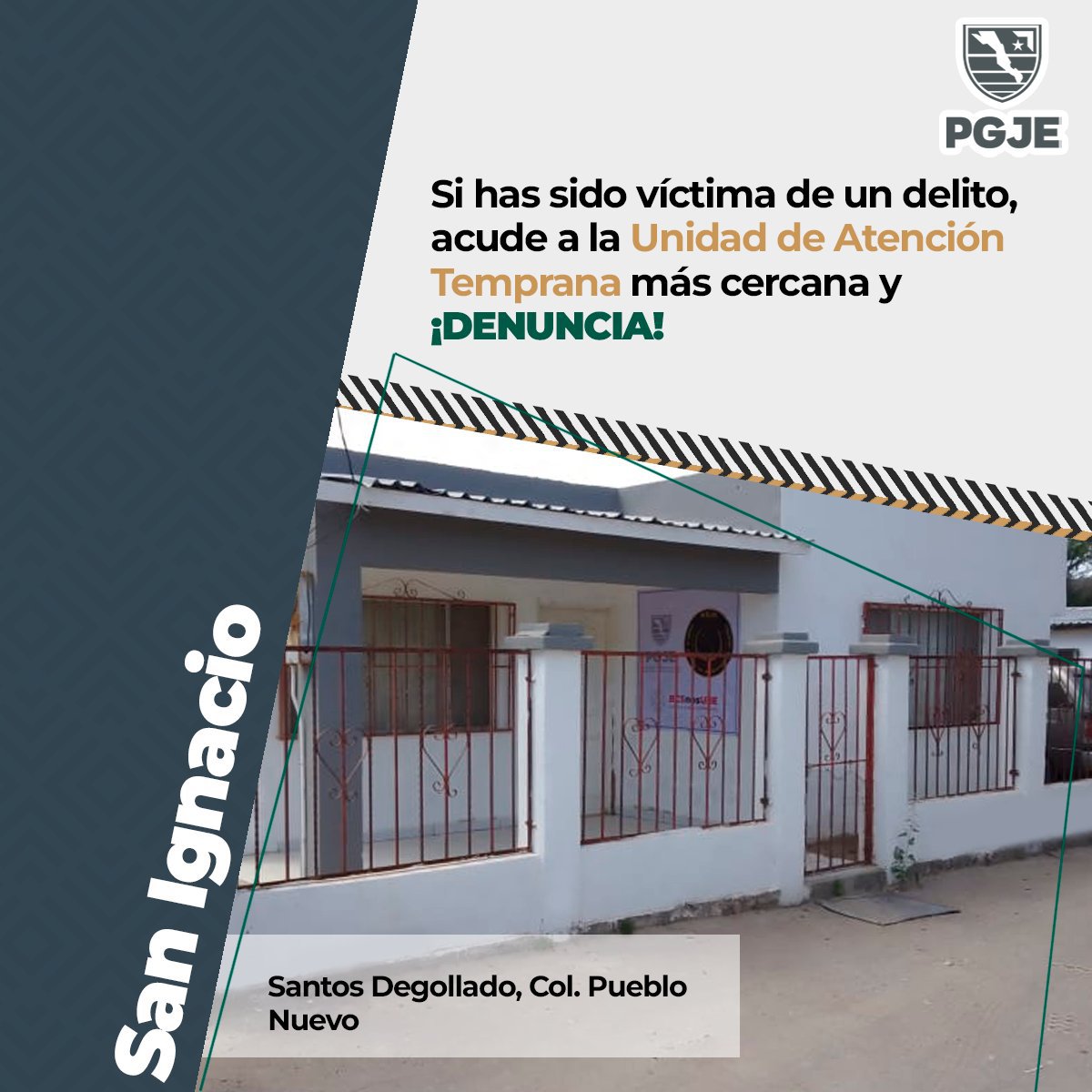 ☝️Si vives en #SanIgnacio o estás de paso y fuiste víctima de un delito, acude a la 𝗨𝗻𝗶𝗱𝗮𝗱 𝗱𝗲 𝗔𝘁𝗲𝗻𝗰𝗶𝗼́𝗻 𝗧𝗲𝗺𝗽𝗿𝗮𝗻𝗮.

🙌 Tu denuncia es el primer paso hacia la búsqueda de justicia.