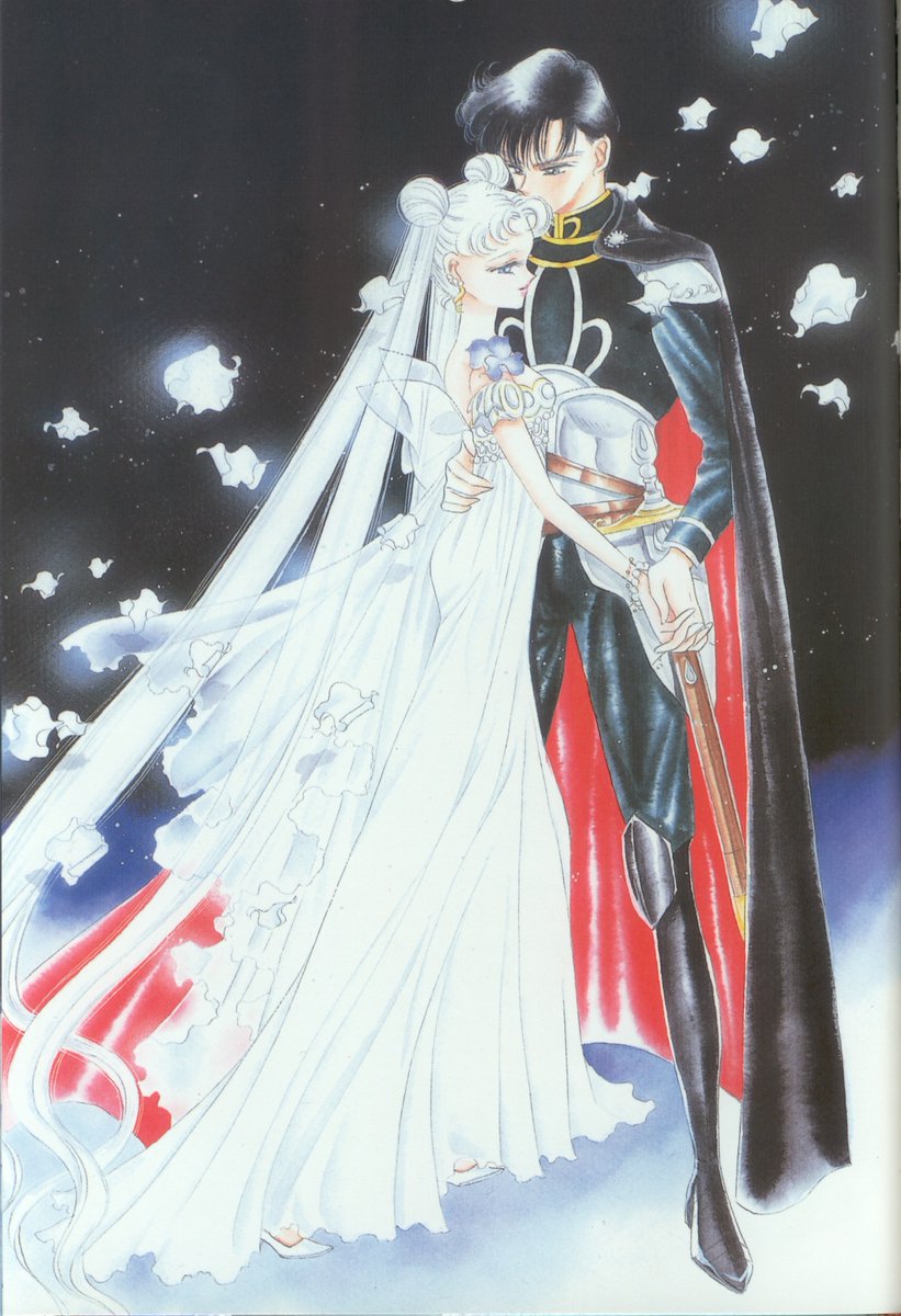 Some more lovely official art.
#SailorMoonManga #PrincessSerenity #PrinceEndymion #MoonlitRose