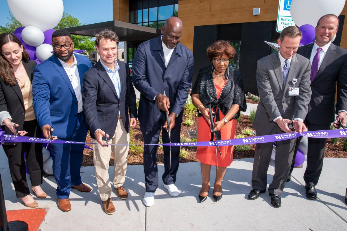 The doors are open at the new Novant Health Michael Jordan Family Medical Clinic in Wilmington! Thank you, Michael Jordan, for sharing in our dedication to providing comprehensive health services to our community. Learn more about our partnership: novanthealth.org/newsroom/novan…
