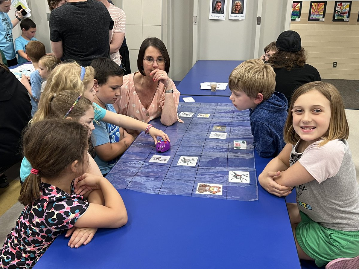 HenRyCreated's tweet image. Mrs. Wolfe led an amazing station with Code & Go Mouse activities at our Remake Learning Event! #codeandgorobotmouse #codeandgomouse #stem #remake #remakedaysscpa #remakelearningdays #remakelearningnight #wyasd #wyproud