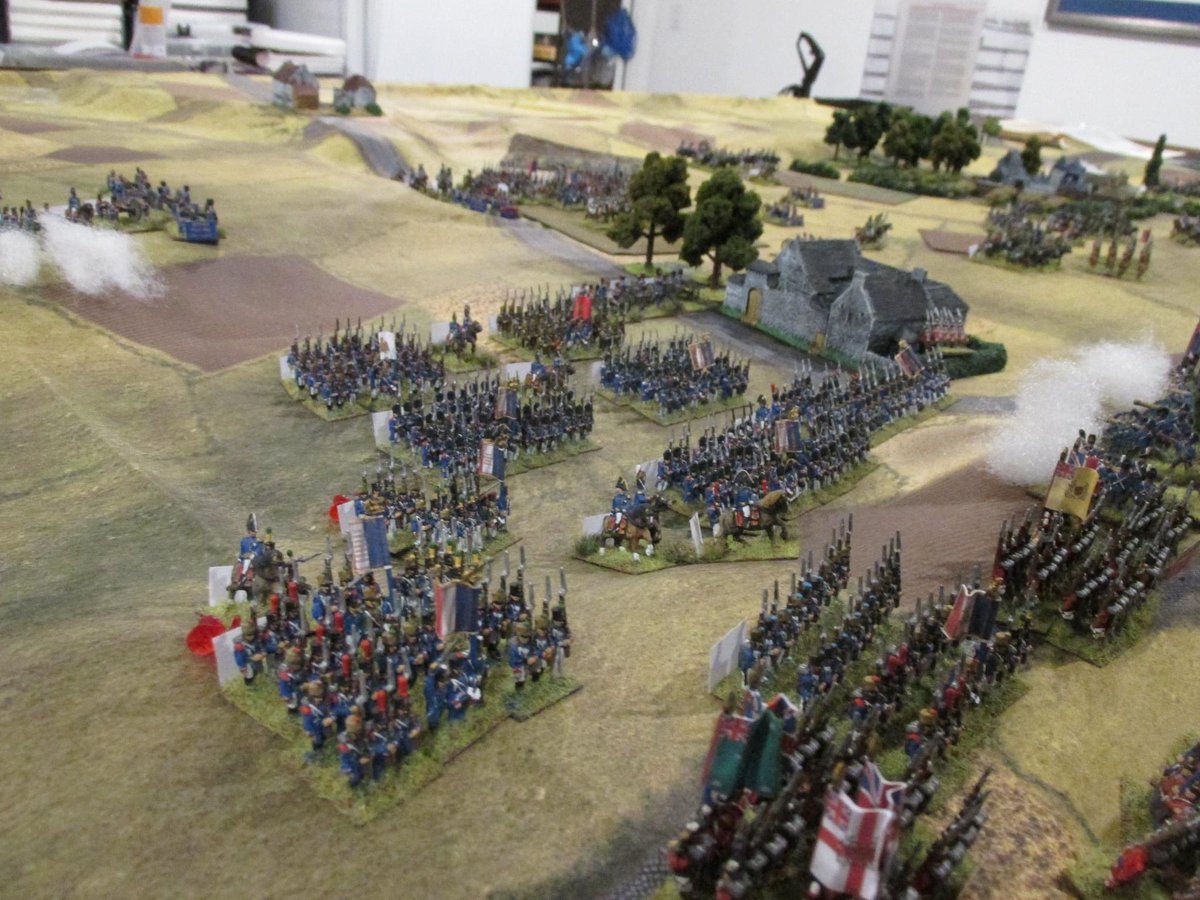 CigarBoxBattle's tweet photo. Epic Waterloo mat by @CigarBoxBattle and pics by Jeff Cohen! #cigarboxbattlemats #Napoleon #waterloo #warlordgamesblackpowder #Wargaming #battlemat #tabletopgaming 

https://t.co/yuLWU5OWuV https://t.co/0CvRpnOd22