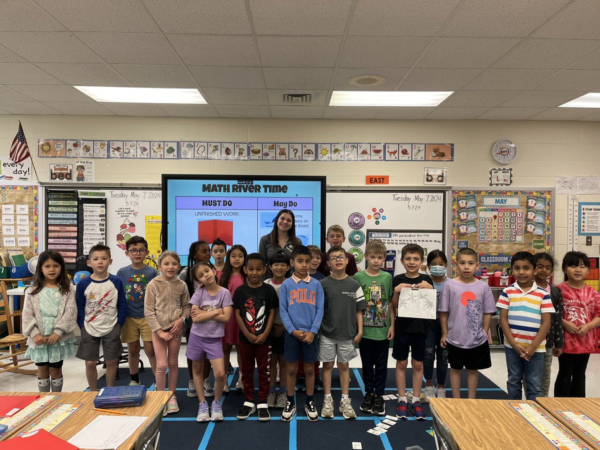 Today we said goodbye to our Freedom HS tutor “Miss Riley.” We have loved seeing her every Tuesday morning. I’ve loved having a former student back in my classroom! #LRelem