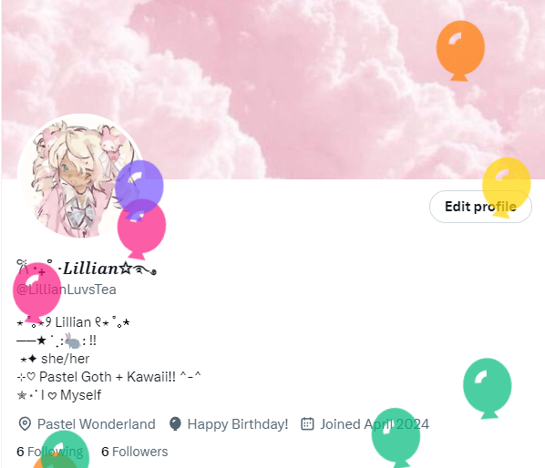 Snowball_Playz's tweet photo. Its my birthday!🩷🎈🎉

#birthdaygirl #birthday #balloons https://t.co/90XlWupvut