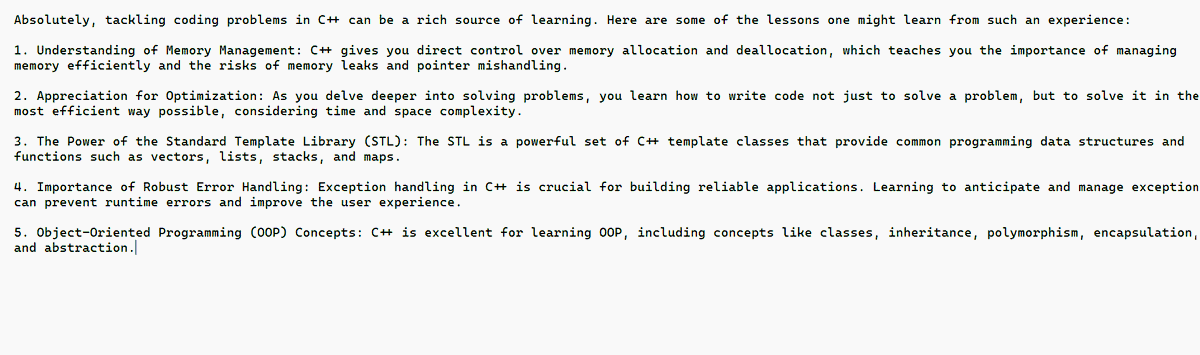 Day 56 of #100DaysOfALXSE: Continuously conquering coding challenges in C++! 📷📷 Each problem encountered is a new learning opportunity; every solution I craft is another milestone on my development journey.
