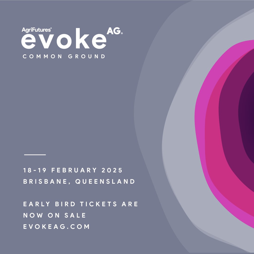 It’s time to plan your trip to the Sunshine State, because early bird tickets to agrifood tech and innovation event AgriFutures #evokeAG2025 are officially on sale.

So, mark it in your diary, and secure your early bird tickets before 31 July, 2024

📅 18-19 February 2025
📍