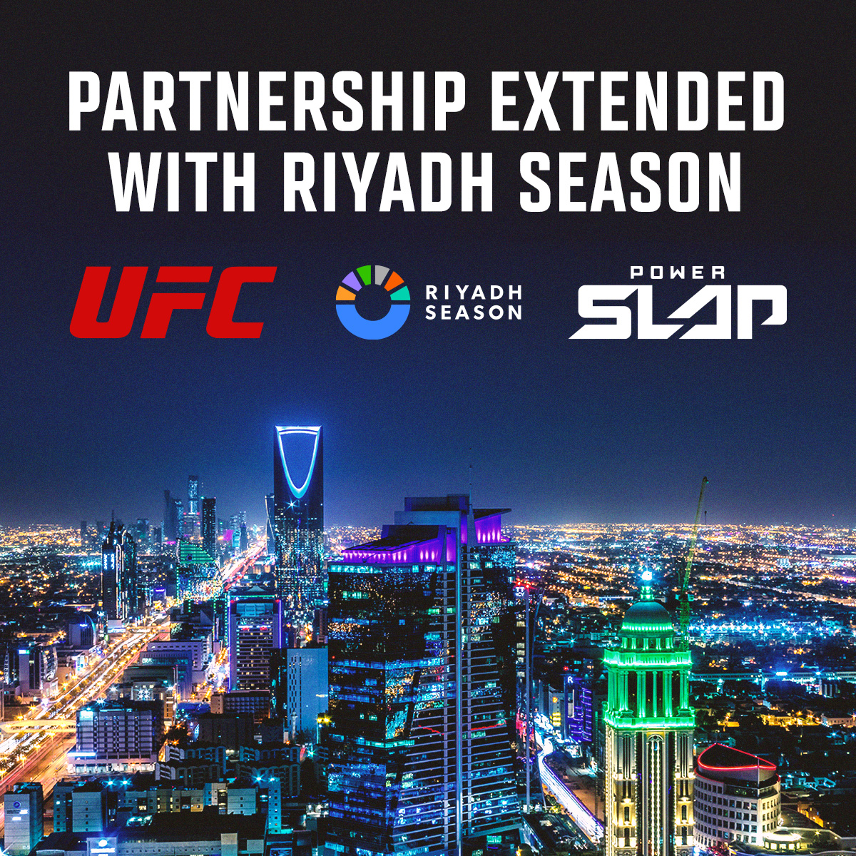 “By extending our partnership with @RiyadhSeason, we can continue to bring even more incredible events to Saudi Arabia.' - @DanaWhite #RiyadhSeason | HE @Turki_Alalshikh