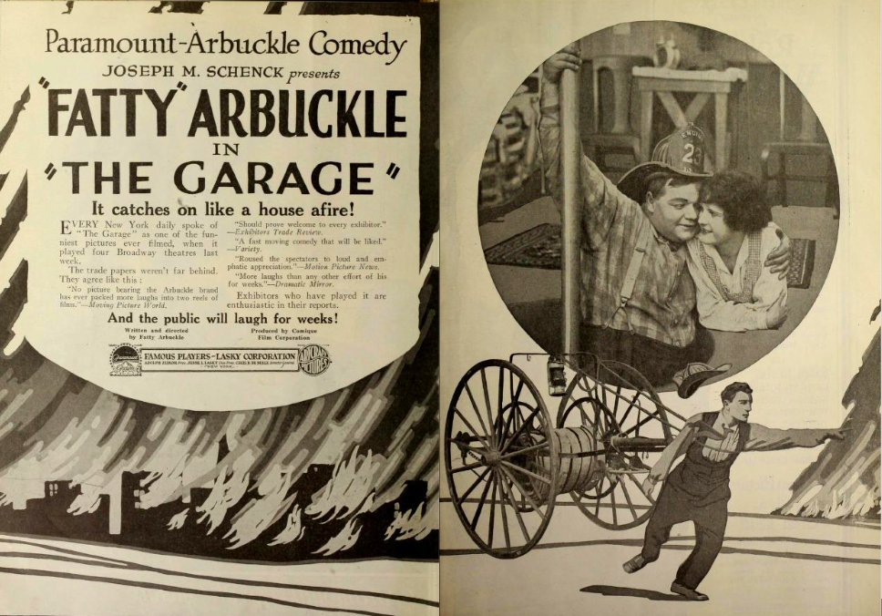 #RoscoeArbuckle
#BusterKeaton
#MollyMalone
#TheGarage (1920)