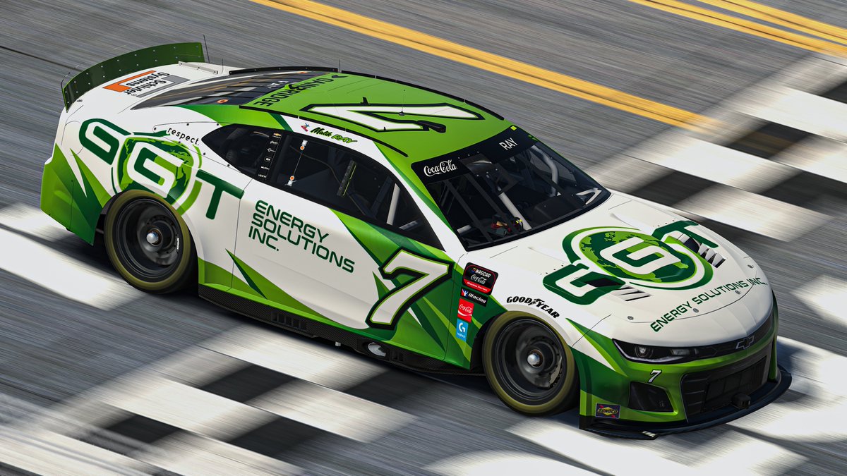 P1 in @ENASCARGG qualifying! @MalikRayTTV wins his first career eNASCAR Coca-Cola iRacing Series pole tonight at @TALLADEGA. He's the 59th pole winner in series history. #eCCiS