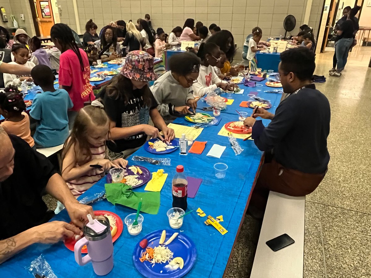 Thank you Maryland SNAP-Ed Program for teaching us how to cook healthy and providing our families with a beautiful box of produce, milk, and eggs! Please come back soon! #communityschool