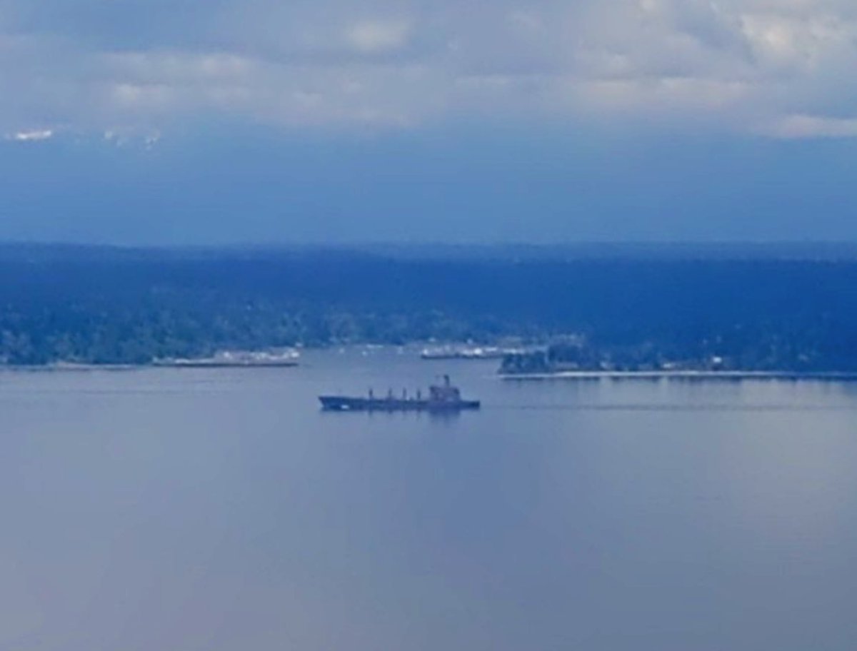 USNS Guadalupe (T-AO-200) Henry J. Kaiser-class replenishment oiler southbound in Puget Sound off of Seattle - May 7, 2024 #usnsguadalupe #tao200

SRC: webcam