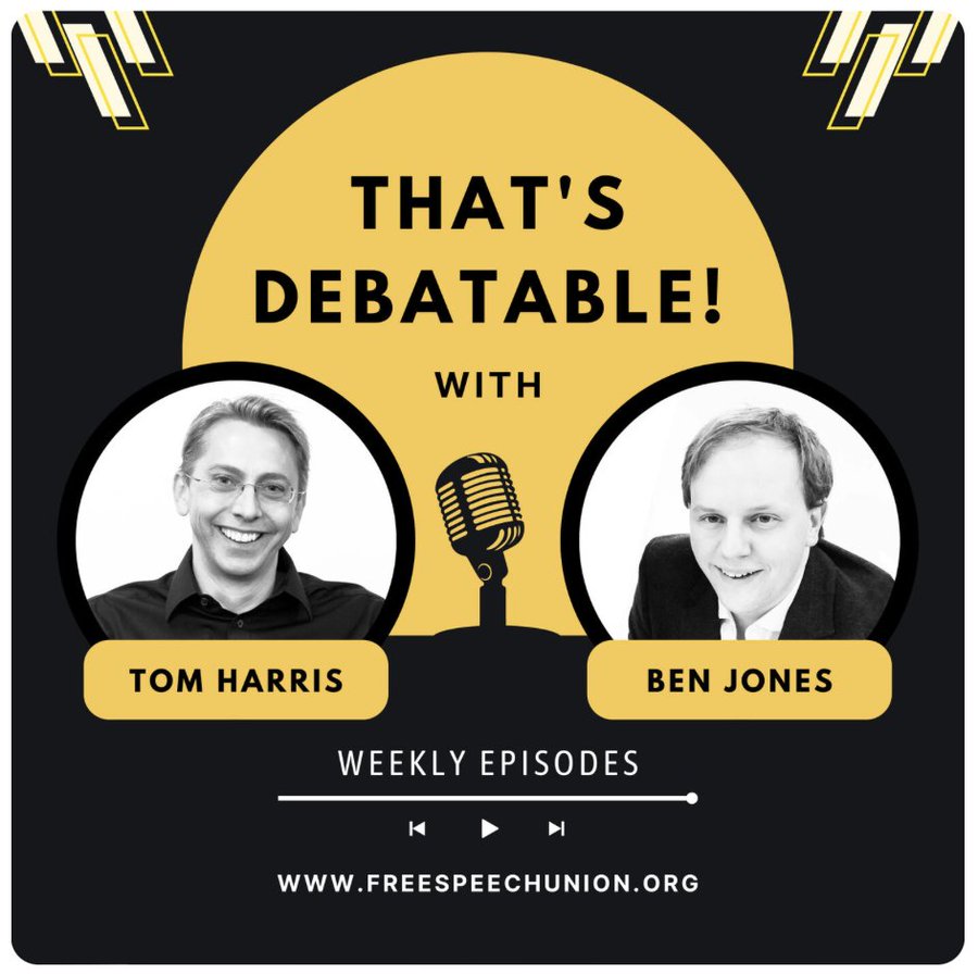 Talking points on this week's episode of 'That's Debatable!' include: FSU Head @toadmeister's recent dust-up with Police Scotland's Hate Monster, the seemingly unstoppable rise of the corporate speech code, and the US government's new pronoun mandate. thatsdebatablepodcast.podbean.com/e/powwows-and-…