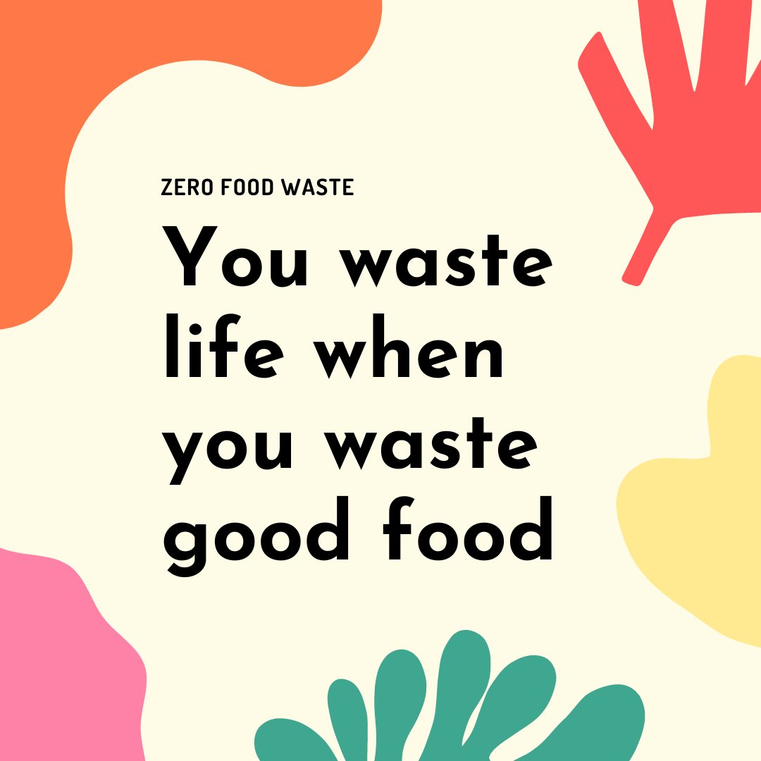 Each year, millions of tons of perfectly good food goes to waste, contributing to global hunger and environmental damage. Let's ensure that every bite counts. 🌱🍽️
 #NoWaste #SustainableLiving #FoodForThought  
 #endfoodwaste #mindfulconsumption