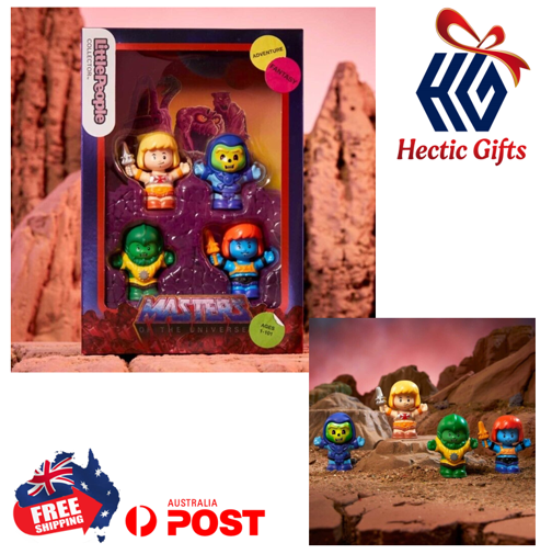 NEW Fisher Price - Little People Masters of The Universe Collectors Set

ow.ly/9Txf50QaeW0

#New #HecticGifts #FisherPrice #LittlePeople #MastersOfTheUniverse #MOTU #LimitedEdition #Collectors #Figurines #FreeShipping #AustraliaWide #FastShipping